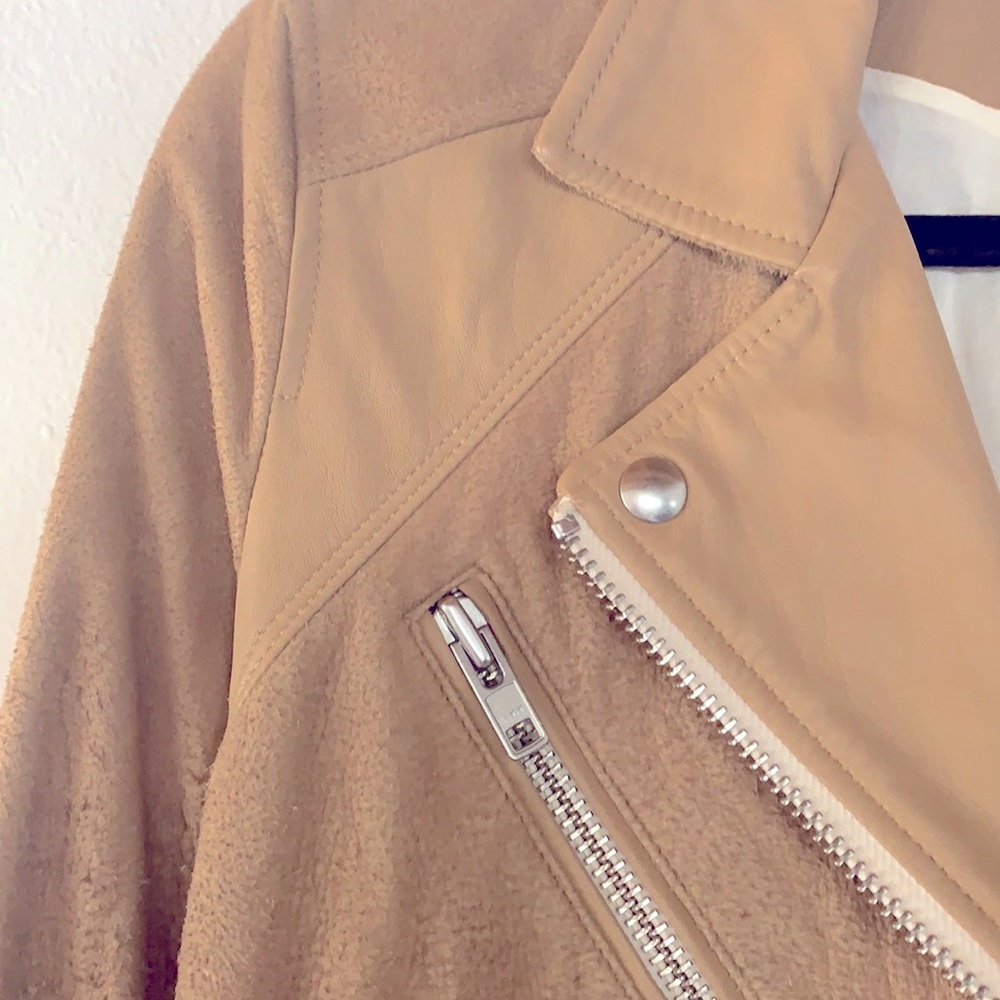 Tan Leather Jacket - Picture 4 of 7